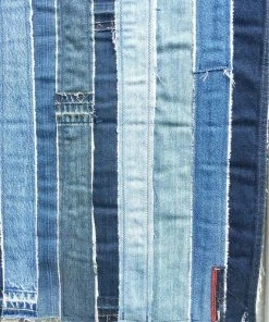 The American Store Concealment Flags Denim American Flag By Artbya Upcycled Denim Jeans Patchwork Patched Patches US Flag USA Denimhead Unique Handcrafted In Montauk New York
