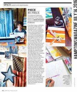 The American Store Concealment Flags Denim American Flag By Artbya Upcycled Denim Jeans Patchwork Patched Patches US Flag USA Denimhead Unique Handcrafted In Montauk New York