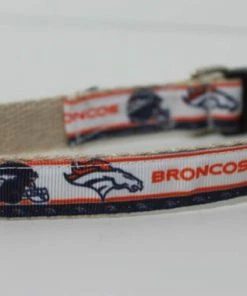 Collarswithcolor Pets Denver Broncos Hemp Dog Collar Or Leash