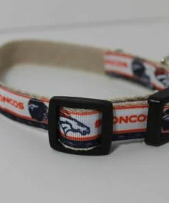 Collarswithcolor Pets Denver Broncos Hemp Dog Collar Or Leash