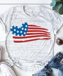 The American Store Distressed American Flag Svg, Heart Svg, 4th Of July Svg, Kids Svg, Usa Flag Svg, Patriotic Svg, Fourth Of July Svg, Svg, DXF, Png, Eps