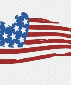 The American Store Distressed American Flag Svg, Heart Svg, 4th Of July Svg, Kids Svg, Usa Flag Svg, Patriotic Svg, Fourth Of July Svg, Svg, DXF, Png, Eps