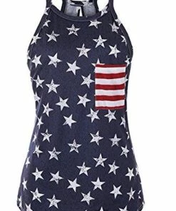 The American Store Women Clothing DUTUT Women Spaghetti Halter Bowknot Tanks Top Summer Sleeveless Print Racerback Tank Vest