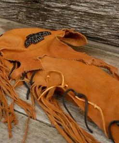 HollyHawkDesigns Native American Collection Eagle Leather Flute Bag, Native American Styled Flute Bag, Native American Flute Accessory,instrument Case,