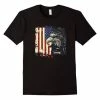 MidwestMerch Mens Clothing Eagle Tee Shirt - Eagle Top - Eagle Flag T Shirt - Patriotic Eagle Shirt - Eagle Gift - American Flag Eagle