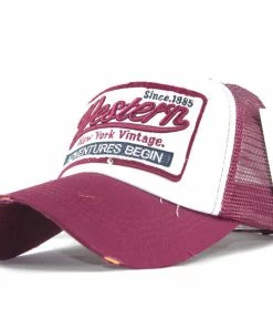 Onlineamericanstore Embroidered Summer Cap Mesh Hats For Men Women Casual Hats Hip Hop Baseball Caps Accessories