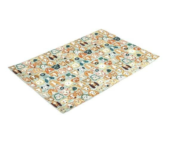 Faces Of Dogs. - Artwork By LiveArtGifts - 30 By 40 Print On Special Shiny Material - Dog Doormat - Dog Outdoor / Indoor Bed Rug - Non-Toxic 7 Faces Of Dogs. - Artwork By LiveArtGifts - 30 By 40 Print On Special Shiny Material - Dog Doormat - Dog Outdoor / Indoor Bed Rug - Non-Toxic