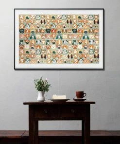 Faces Of Dogs. - Artwork By LiveArtGifts - 30 By 40 Print On Special Shiny Material - Dog Doormat - Dog Outdoor / Indoor Bed Rug - Non-Toxic 15 Faces Of Dogs. - Artwork By LiveArtGifts - 30 By 40 Print On Special Shiny Material - Dog Doormat - Dog Outdoor / Indoor Bed Rug - Non-Toxic