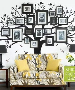Wall Decor & Art Family Tree Wall Decal By Simple Shapes (Chestnut Brown, Standard Size: 107 X 90-Inch)