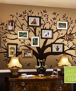 Wall Decor & Art Family Tree Wall Decal By Simple Shapes (Chestnut Brown, Standard Size: 107 X 90-Inch)