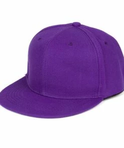 Onlineamericanstore Accessories Fashion Unisex Plain Snapback Solid Candy Color Hats Hip-Hop Adjustable Baseball Cap Feminino Touca Menino
