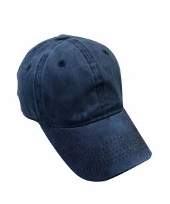 Onlineamericanstore Fashion Washed Dyed Cotton Twill Low Profile Adjustable Baseball Cap Accessories