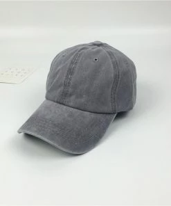 Onlineamericanstore Fashion Washed Dyed Cotton Twill Low Profile Adjustable Baseball Cap Accessories