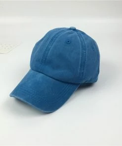 Onlineamericanstore Fashion Washed Dyed Cotton Twill Low Profile Adjustable Baseball Cap Accessories