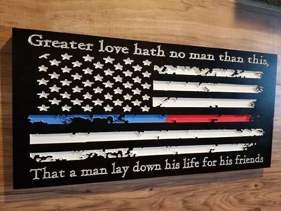 The American Store Concealment Flags Firefighter Sign, Police Sign, Fireman, Police Officer, Firefighter Gift, Police Gift, Thin Red Line, Thin Blue Line, Firefighter Decor 4 The American Store Concealment Flags Firefighter Sign, Police Sign, Fireman, Police Officer, Firefighter Gift, Police Gift, Thin Red Line, Thin Blue Line, Firefighter Decor