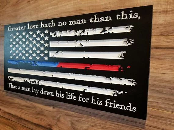 The American Store Concealment Flags Firefighter Sign, Police Sign, Fireman, Police Officer, Firefighter Gift, Police Gift, Thin Red Line, Thin Blue Line, Firefighter Decor 5 The American Store Concealment Flags Firefighter Sign, Police Sign, Fireman, Police Officer, Firefighter Gift, Police Gift, Thin Red Line, Thin Blue Line, Firefighter Decor