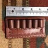 TonyULeathergoods Fits: (6) 44 Magnum Or 45 LC Caliber Bullet Loops Cartridge Belt Slide Leather Military Clothing & Accessories