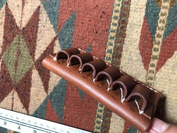 TonyULeathergoods Fits: (6) 44 Magnum Or 45 LC Caliber Bullet Loops Cartridge Belt Slide Leather Military Clothing & Accessories 4 TonyULeathergoods Fits: (6) 44 Magnum Or 45 LC Caliber Bullet Loops Cartridge Belt Slide Leather Military Clothing & Accessories