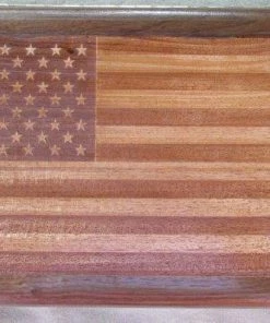 WoodKeepsakeHeirloom Concealment Flags Flag Pledge Keepsake Box