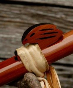 HollyHawkDesigns Native American Collection Flute Ties, Native American Flute, Native Flute Accessory, Natural With Tribal Point Design 24 HollyHawkDesigns Native American Collection Flute Ties, Native American Flute, Native Flute Accessory, Natural With Tribal Point Design