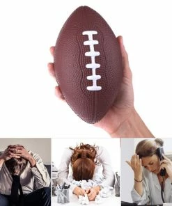 The American Store Football & Rugby Soft Standard PU Foam American Football Soccer Ball Rugby Squeeze Ball Kids Adults Bola De Futebol Americano