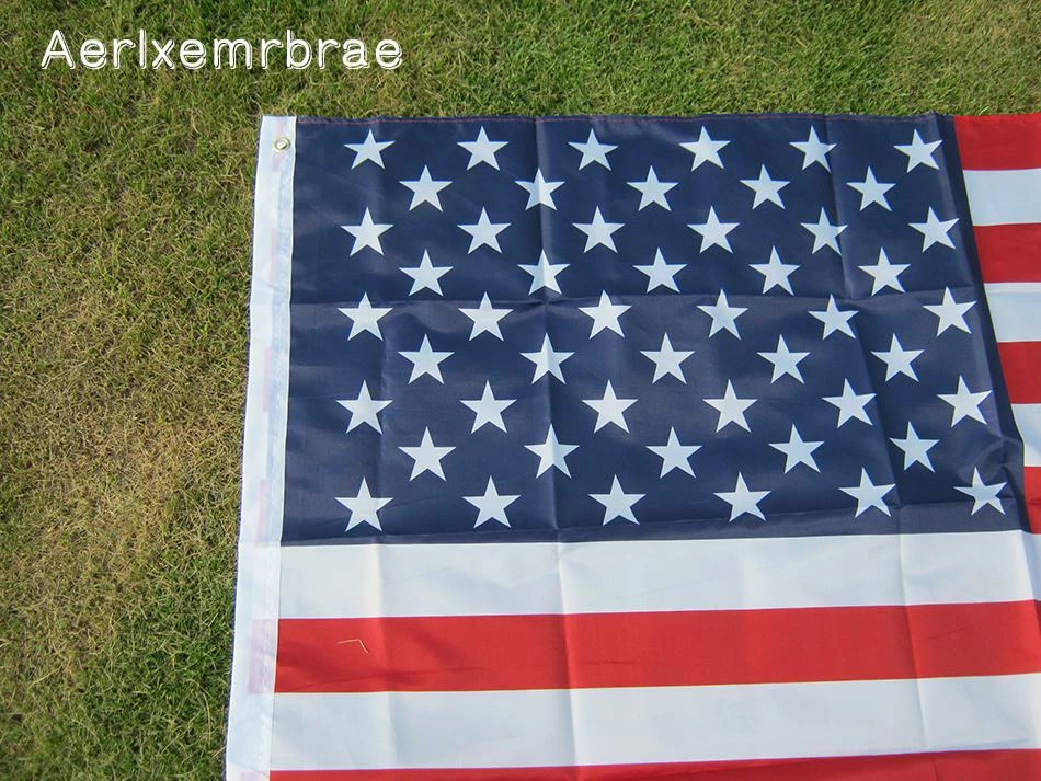 Zhan Jay's Store Free Shipping Aerxemrbrae Flag150x90cm Us Flag High Quality Double Sided Printed Polyester American Flag Grommets USA Flag 5 Zhan Jay's Store Free Shipping Aerxemrbrae Flag150x90cm Us Flag High Quality Double Sided Printed Polyester American Flag Grommets USA Flag