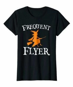 FredGreeneDesign Halloween Clothing Frequent Flyer T-Shirt Perfect Halloween Tee