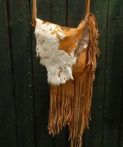 HollyHawkDesigns Fringed Leather Purse, Hair On Hide Purse, Boho Purse, Western Fringed Purse, Native American Styled Purse Native American Collection