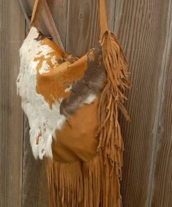 HollyHawkDesigns Fringed Leather Purse, Hair On Hide Purse, Boho Purse, Western Fringed Purse, Native American Styled Purse Native American Collection