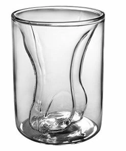 The American Store Casual Glasses Funny Male Female Shot Glasses 6 Oz 2 Pack | Durable Dual Layered Borosilicate Tumbler Glass | Shooters, Whiskey, Beer, Bachelors & Bachelorettes, Sports Nights, College & Drinking Games By Dopecha