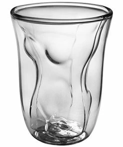 The American Store Casual Glasses Funny Male Female Shot Glasses 6 Oz 2 Pack | Durable Dual Layered Borosilicate Tumbler Glass | Shooters, Whiskey, Beer, Bachelors & Bachelorettes, Sports Nights, College & Drinking Games By Dopecha