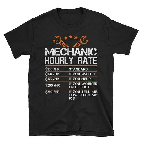 IceteeDesign Funny Mechanic Shirt - Mechanic Hourly Rate - Labor Rate - Mechanic Gift - Gift For Mechanic - Mechanic Labor Rate Shirt - Mechanic Gifts 4 IceteeDesign Funny Mechanic Shirt - Mechanic Hourly Rate - Labor Rate - Mechanic Gift - Gift For Mechanic - Mechanic Labor Rate Shirt - Mechanic Gifts
