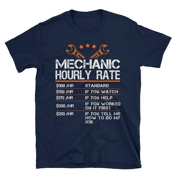 IceteeDesign Funny Mechanic Shirt - Mechanic Hourly Rate - Labor Rate - Mechanic Gift - Gift For Mechanic - Mechanic Labor Rate Shirt - Mechanic Gifts 5 IceteeDesign Funny Mechanic Shirt - Mechanic Hourly Rate - Labor Rate - Mechanic Gift - Gift For Mechanic - Mechanic Labor Rate Shirt - Mechanic Gifts