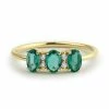 Online American Store Emerald Ring / 14k Solid Gold Natural Genuine Emerald And Diamond Ring / Green Gemstone Ring/ Green Emerald/ Emerald Jewelry/ Labor Day Sale Gift Collection