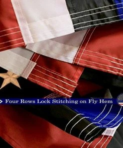 The American Store G128 Blue Lives Matter American USA Police Flag EMBROIDERED STARS SEWN STRIPES 3X5 FT 210D Oxford Nylon Brass Grommets - Honoring Men And Women Of Law Enforcement Officers Red Black White Blue American Flag