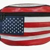 Vos Genuine Leather USA Flag Fanny Pack, Stars & Stripes Waist Bag Or Belt Bag. Great For Travel Or Everyday Use 1 Vos Genuine Leather USA Flag Fanny Pack, Stars & Stripes Waist Bag Or Belt Bag. Great For Travel Or Everyday Use