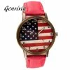 Onlineamericanstore Genvivia Hot Sale Women's Watch American Flag Pattern 2017 Watch Leather Band Analog Quartz Vogue WristWatches Male Female 2 Onlineamericanstore Genvivia Hot Sale Women's Watch American Flag Pattern 2017 Watch Leather Band Analog Quartz Vogue WristWatches Male Female
