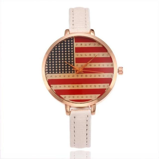 Onlineamericanstore Accessories GENVIVIA Women Watches Elegant Thin American Flag Partten Bracelet Mesh Band Wristwatch Quartz Clock Relogio Feminino Montre 5 Onlineamericanstore Accessories GENVIVIA Women Watches Elegant Thin American Flag Partten Bracelet Mesh Band Wristwatch Quartz Clock Relogio Feminino Montre