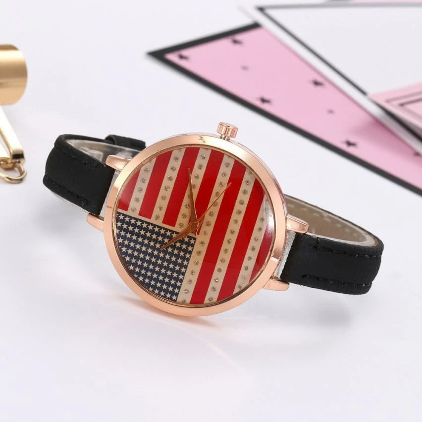 Onlineamericanstore Accessories GENVIVIA Women Watches Elegant Thin American Flag Partten Bracelet Mesh Band Wristwatch Quartz Clock Relogio Feminino Montre 6 Onlineamericanstore Accessories GENVIVIA Women Watches Elegant Thin American Flag Partten Bracelet Mesh Band Wristwatch Quartz Clock Relogio Feminino Montre