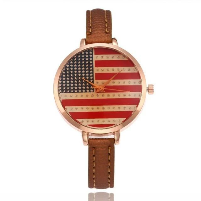 Onlineamericanstore Accessories GENVIVIA Women Watches Elegant Thin American Flag Partten Bracelet Mesh Band Wristwatch Quartz Clock Relogio Feminino Montre 8 Onlineamericanstore Accessories GENVIVIA Women Watches Elegant Thin American Flag Partten Bracelet Mesh Band Wristwatch Quartz Clock Relogio Feminino Montre