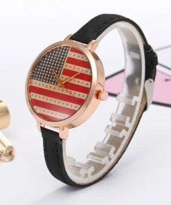 Onlineamericanstore Accessories GENVIVIA Women Watches Elegant Thin American Flag Partten Bracelet Mesh Band Wristwatch Quartz Clock Relogio Feminino Montre 21 Onlineamericanstore Accessories GENVIVIA Women Watches Elegant Thin American Flag Partten Bracelet Mesh Band Wristwatch Quartz Clock Relogio Feminino Montre