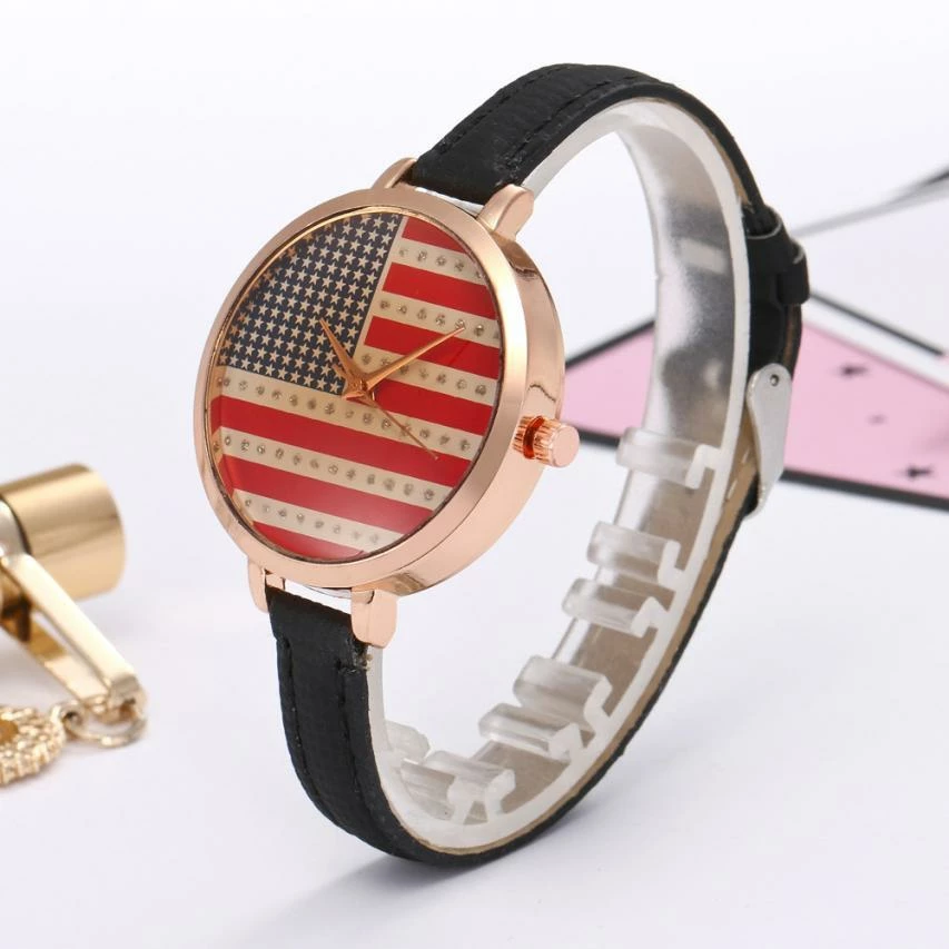 Onlineamericanstore Accessories GENVIVIA Women Watches Elegant Thin American Flag Partten Bracelet Mesh Band Wristwatch Quartz Clock Relogio Feminino Montre 9 Onlineamericanstore Accessories GENVIVIA Women Watches Elegant Thin American Flag Partten Bracelet Mesh Band Wristwatch Quartz Clock Relogio Feminino Montre