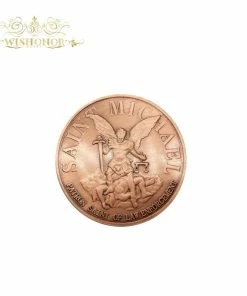 Wishonor Store Gift For New York Police Department Bronze Military Coins, Bronze Army Challenge Coins With Round Plastic Box For Collection Military Clothing & Accessories