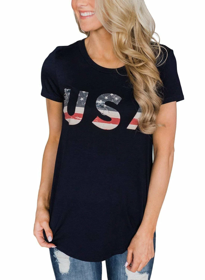 Mens Clothing Gludear Women American Flag Star Stripes Cold Shoulder T-Shirt Casual Blouse Tops 5 Mens Clothing Gludear Women American Flag Star Stripes Cold Shoulder T-Shirt Casual Blouse Tops
