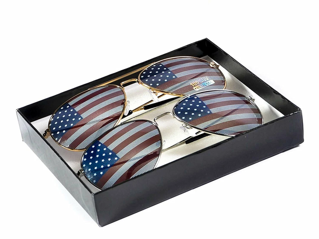 Online American Store Goson American Flag Mirror Aviator Novelty Decorative Sunglasses 9 Online American Store Goson American Flag Mirror Aviator Novelty Decorative Sunglasses