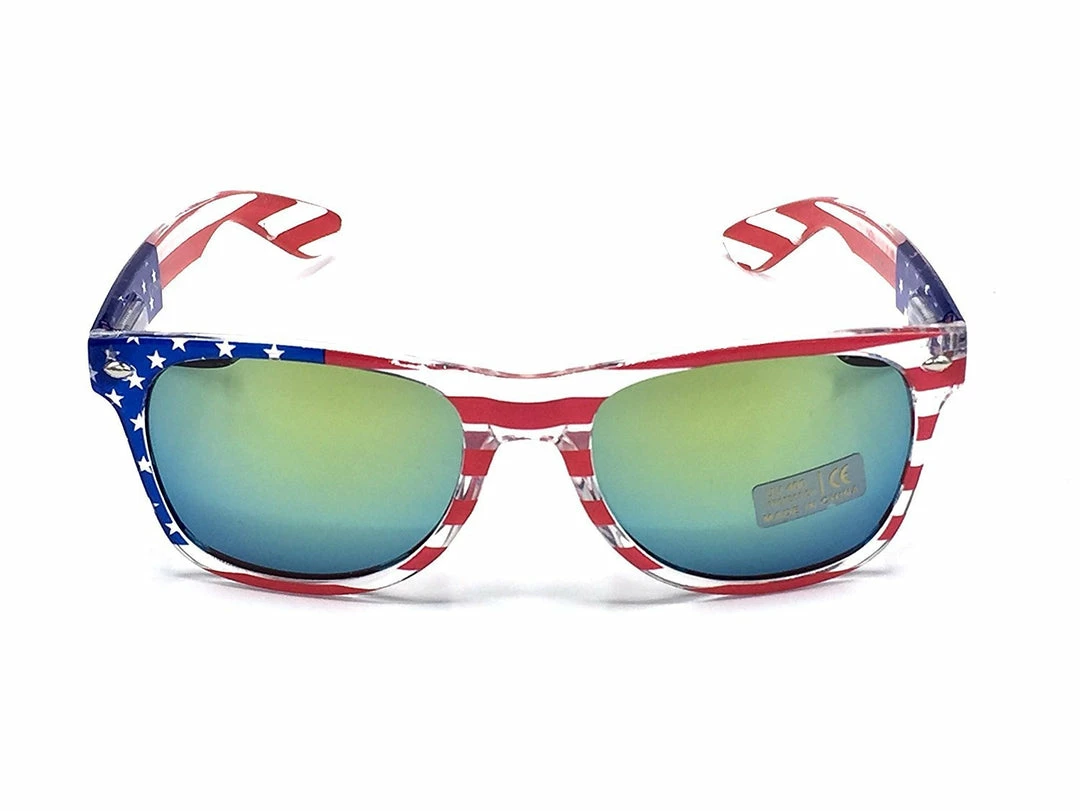 Online American Store Goson American Flag Mirror Aviator Novelty Decorative Sunglasses 10 Online American Store Goson American Flag Mirror Aviator Novelty Decorative Sunglasses