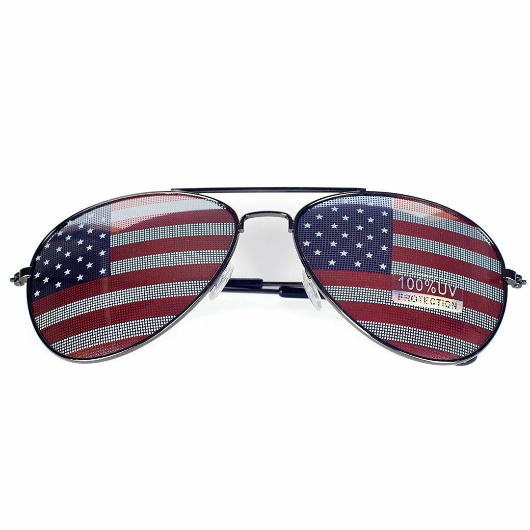 Online American Store Goson American Flag Mirror Aviator Novelty Decorative Sunglasses 12 Online American Store Goson American Flag Mirror Aviator Novelty Decorative Sunglasses