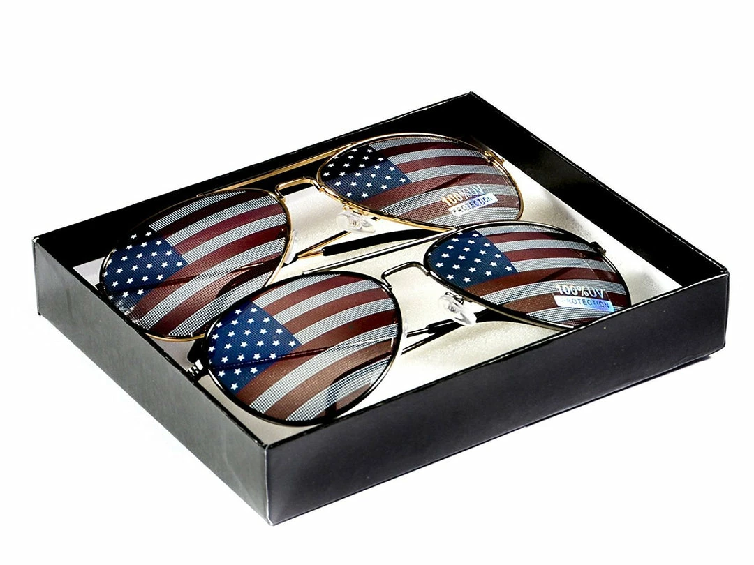 Online American Store Goson American Flag Mirror Aviator Novelty Decorative Sunglasses 13 Online American Store Goson American Flag Mirror Aviator Novelty Decorative Sunglasses
