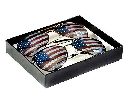 Online American Store Goson American Flag Mirror Aviator Novelty Decorative Sunglasses 14 Online American Store Goson American Flag Mirror Aviator Novelty Decorative Sunglasses
