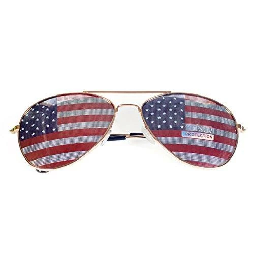 Online American Store Goson American Flag Mirror Aviator Novelty Decorative Sunglasses 17 Online American Store Goson American Flag Mirror Aviator Novelty Decorative Sunglasses